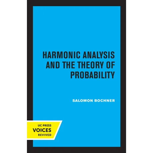 Harmonic Analysis and the Theory of Probability - Paperback