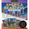 America the Beautiful Coloring Book: Color Famous Cityscapes and Landmarks in the Whimsical Style of Folk Artist Eric Dowdle - Paperback