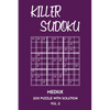 Killer Sudoku Medium 200 Puzzle With Solution Vol 2: 9x9, Advanced sumoku Puzzle Book, 2 puzzles per page - Paperback