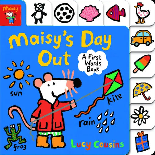Maisy's Day Out: A First Words Book: (A Maisy the Mouse Tabbed Board Book about Weather and the Outdoors for Toddlers and Kids Ages 1-3) - Board Book