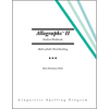 Allographs Ii Student Workbook: Linguistic Spelling Program - Spiral