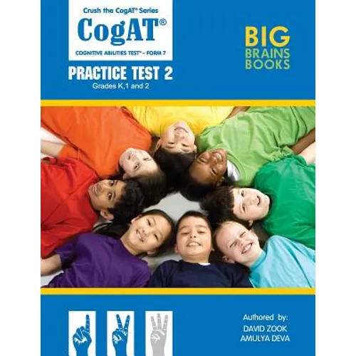 Crush the CogAT: Form 7 Practice Test 2 (Grades K, 1, and 2) - Paperback