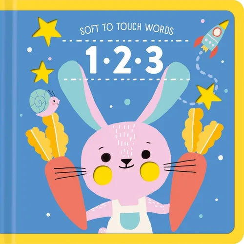Soft to Touch Words 123 - Board Book