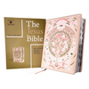 The Jesus Bible Artist Edition, Esv, (with Thumb Tabs to Help Locate the Books of the Bible), Leathersoft, Peach Floral, Thumb Indexed - Imitation Leather