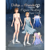 Dollys and Friends Originals Figure Skating Paper Dolls: Fashion Dress Up Paper Doll Collection with Figure Skating and Ice Dance Costumes - Paperback