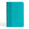 NASB Large Print Compact Reference Bible, Teal Leathertouch - Imitation Leather