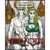 Adult Coloring Book Horror Fitness: Triathlon Aliens - Paperback