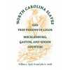 North Carolina Slaves and Free Persons of Color: Mecklenburg, Gaston, and Union - Paperback