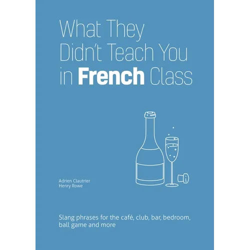 What They Didn't Teach You in French Class: Slang Phrases for the Cafe, Club, Bar, Bedroom, Ball Game and More - Paperback