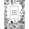 Dotted Bullet Journal: Medium A5 - 5.83X8.27 (Black & White Flowers) - Paperback