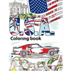 USA Coloring Book: Adult Colouring Fun, Stress Relief Relaxation and Escape - Paperback