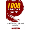 1000 Reasons why President Trump is right - Paperback