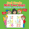 2nd Grade Mix Two-Digit Vertical Addition and Subtraction Workbook Children's Math Books - Paperback