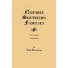 Notable Southern Families. Volume II - Paperback