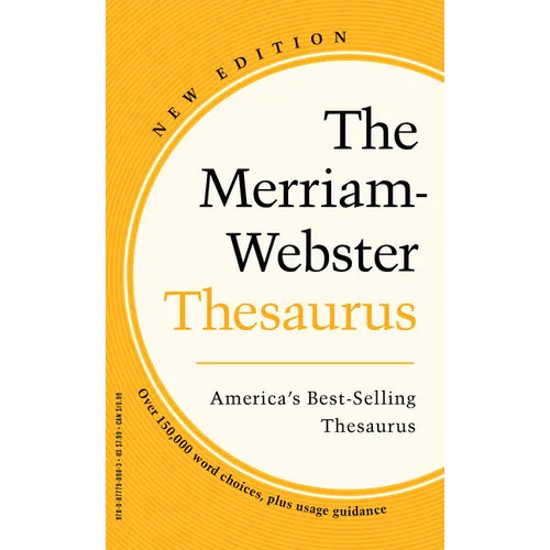 The Merriam-Webster Thesaurus - America's Best-Selling Thesaurus - Mass Market Paperback - Mass Market Paperbound