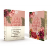 Niv, Artisan Collection Bible, Cloth Over Board, Pink Floral, Designed Edges Under Gilding, Red Letter Edition, Comfort Print - Hardcover
