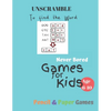 UnScramble To Find the word Games for Kids: NEVER BORED Age 6-10: Paper & Pencil Games -- Kids Activity Book, Blue - Find the Words - Fun Activities f - Paperback