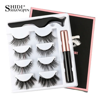 Buy 4pairs-6d-25m Magnetic Eyelashes