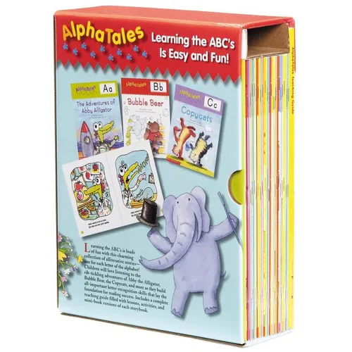 AlphaTales: A Set of 26 Irresistible Animal Storybooks That Build Phonemic Awareness & Teach Each Letter of the Alphabet [With Teacher's Guide] - Boxed Set
