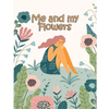 Me and my Flowers: large print easy activity coloring book for adult senior women - Paperback