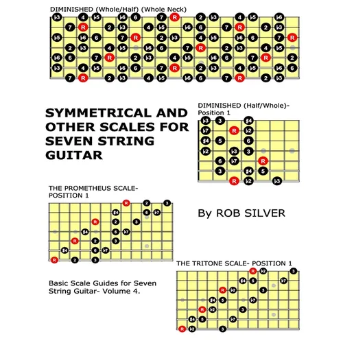 Symmetrical and Other Scales for Seven String Guitar - Paperback