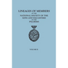 Lineages of Members of the National Society of the Sons and Daughters of the Pilgrims, 1929-1952. in Two Volumes. Volume II - Paperback