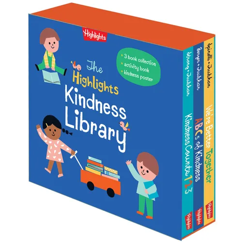 The Highlights Kindness Library: Books of Kindness Boxed Set for Social Emotional Learning, Kindness Books for Emerging Readers Ages 2-5 - Hardcover