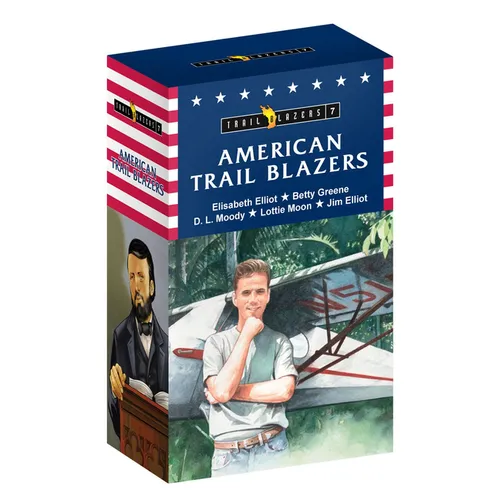 Trail Blazer Americans Box Set 7: Jim Elliot, Elisabeth Elliot, Betty Greene, D. L. Moody, and Lottie Moon - Paperback