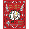 The 12 Days of Christmas Song: A Festive Coloring Book for Kids and Adults - Paperback