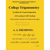 College Trigonometry - Hardcover