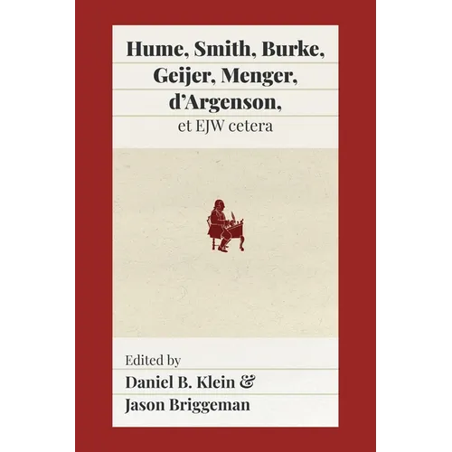 Hume, Smith, Burke, Geijer, Menger, d'Argenson, et EJW cetera - Paperback