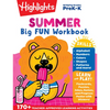 Summer Big Fun Workbook Bridging Grades P & K: Prep for Kindergarten Summer Activity Book, Prek to Kindergarten Summer Workbook with Alphabet, Numbers - Paperback