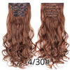 22Inch Synthetic Long Curly 16Clips Clip in Hair Extensions