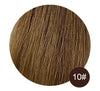 Women Toupee With Bangs Breathable 100% Real Human Hairpiece Blonde Color Wigs
