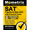 SAT Prep Book 2023-2024 with Practice Tests - 2 Full-Length Exams, Secrets Study Guide Review for the Math, Reading, Writing and Language Sections: [8 - Paperback