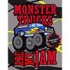 Monster Trucks Are My Jam Coloring Book for Kids: Cool Monster Truck Coloring Pages for Boys and Girls Ages 4 - 8 - Paperback