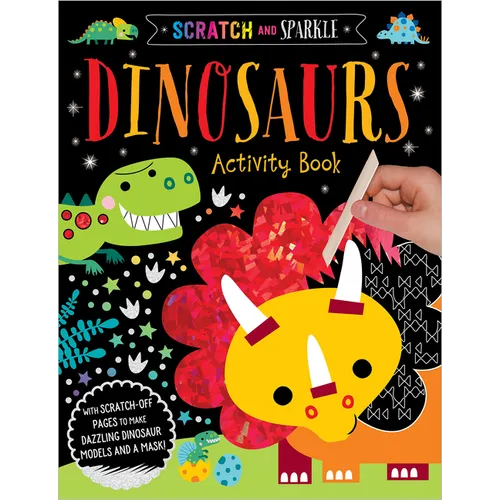 Scratch and Sparkle Dinosaurs Activity Book - Paperback