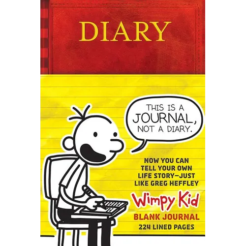 The Diary of a Wimpy Kid Blank Journal: 224 Lined Pages and Jeff Kinney Spot Art Throughout - Hardcover