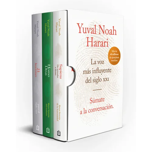Estuche Harari (Contiene: Sapiens; Homo Deus; 21 Lecciones Para El Siglo XXI) / Yuval Noah Harari Books Set (Sapiens, Homo Deus, 21 Lessons for 21st C - Boxed Set