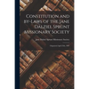 Constitution and By-laws of the Jane Dalziel Sprunt Missionary Society: Organized April 25th, 1907 - Paperback