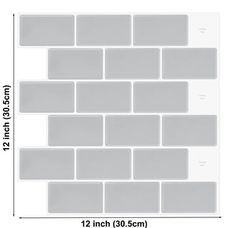 Buy bw55 Strong Adhesive Subway Tiles Vinyl Wallpaper Peel and Stick