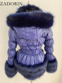 ZADORIN Fashion Faux Fur Coat