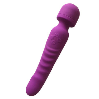 Buy purple-no-box Heating Powerful Magic Wand Vibrator