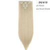 Long Straight Clip in on Hair Extensions