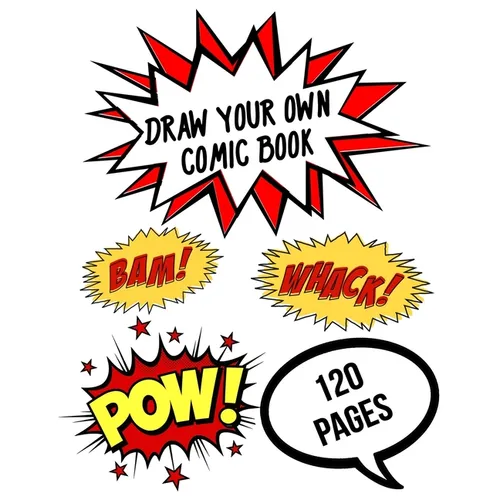 Draw Your Own Comic Book: 120 Pages of Panel Layouts - Paperback