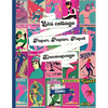 Vintage Ski Art Collage Decoupage paper - Paperback