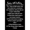 happy49th birthday The 7 Rules of Life - Paperback