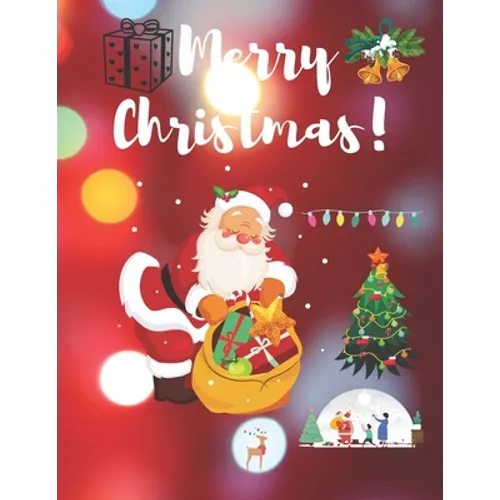 Merry christmas: Merry christmas merry christmas coloring book for kids. boys and girls. - Paperback