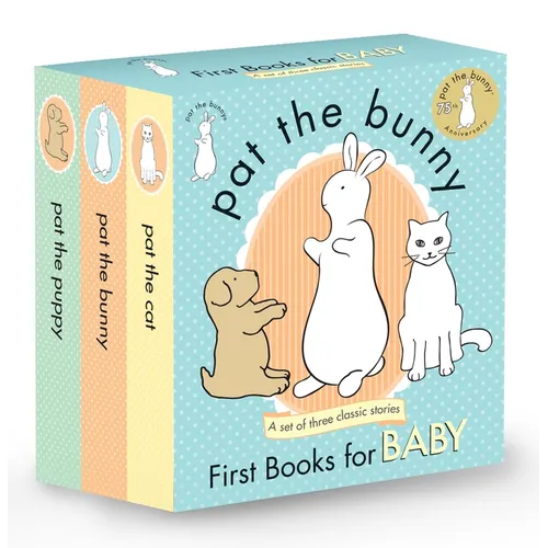 Pat the Bunny: First Books for Baby Boxed Set: Pat the Bunny; Pat the Puppy; Pat the Cat (3-Book Boxed Set) - Paperback