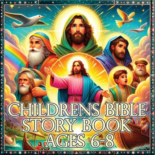 Childrens Bible Story Books Ages 6-8: Journey Through Ancient Tales, Epic Bible Stories for Kids Aged 6-8 - Discover, Laugh, and Grow with Timeless Ad - Paperback